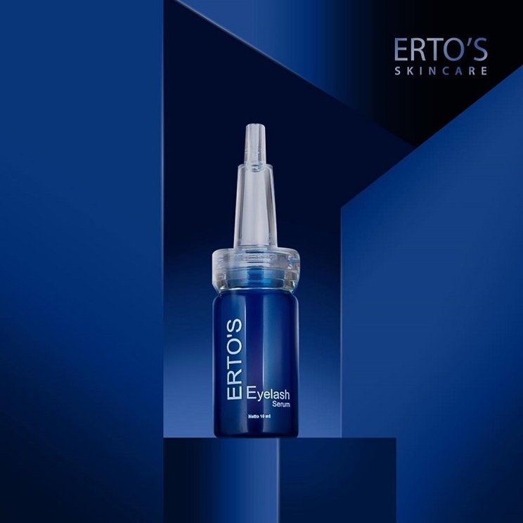 review ertos eyelash serum