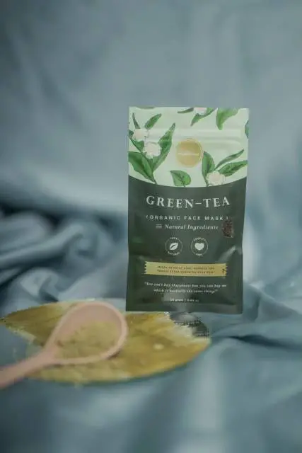 review masker crushlicious green tea