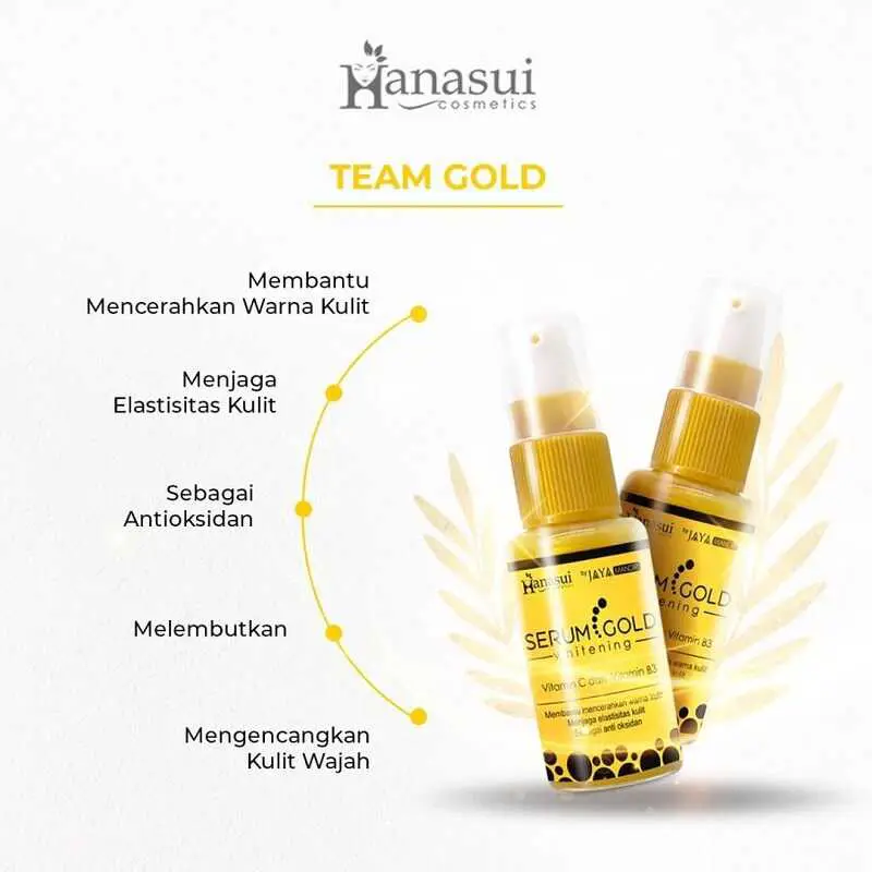 Cara memakai serum hanasui gold