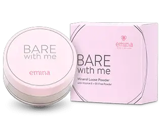 emina bare with me mineral loose powder