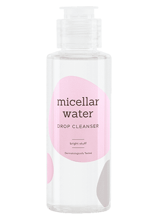 emina micellar water drop cleanser bright stuff