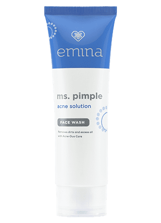 emina ms. pimple acne solution face wash
