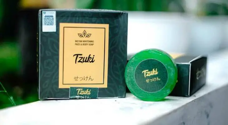 perbedaan sabun tzuki asli dan palsu